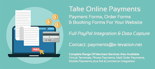 Payment Forms, Booking Forms & Order Forms with PayPal Payments