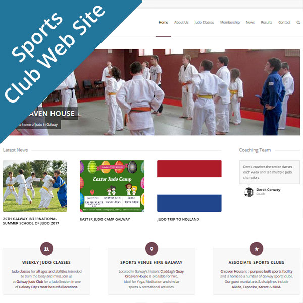 wp-sports-club-website
